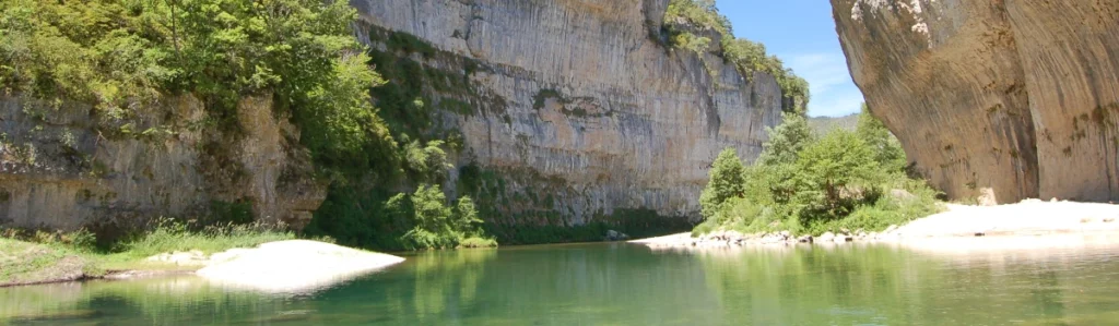 Paysage typique des Gorges du Tarn
