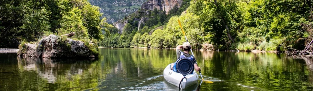 Descente du Tarn en canoë-kayak de Castelbouc à Baumes-Basses